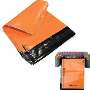 JeeJaan® 50 Pcs Orange Postage Bag...