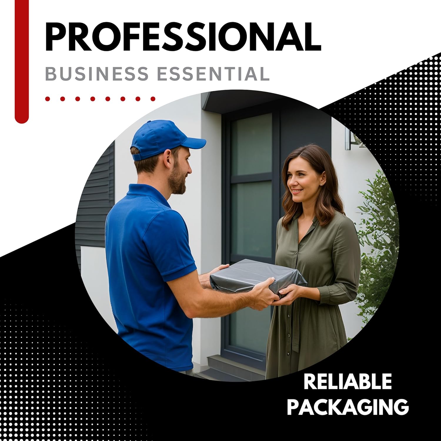 Somwell – 10 x 14 Inch Grey Mailing Bags, Pack of 50, Strong Polythene Postal Mail Bags, Self-Seal Closure, Waterproof, Tearproof & Lightweight Plastic Mailing Parcel Delivery Bags (50, 10 x 14) - Image 4