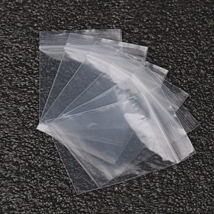 Plastic Seal Bags, 100 pcs Small Cl...