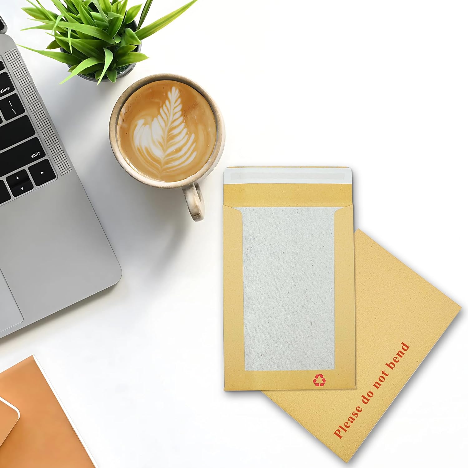 Double Dragon 50-Pack A6 C6 Manilla Hard Board Backed Envelopes | 162mm x 114mm | 'Please Do Not Bend' Printed | Padded & Tamper-Proof | Self-Seal Closure - Image 6