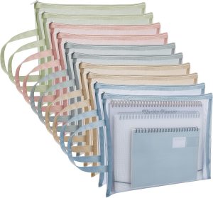 10 Pack Colored Mesh Zipper Pouch B...