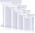 Resealable Plastic Grip Seal Bags, Clear, for Storage of Nuts, Grains, Collectibles, Clothes – 10X15cm 100PCS