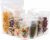 SumDirect 100Pcs Clear Zipper Resealable Stand Up Pouch/Snack Packing Bag for Food Snack Tea and Etc (9x14cm)