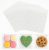 Cellophane Bags Pack of 100 (10x10cm) White Polka Dot Self-Seal Translucent Cookie Bags for Sweets, Chocolates, Candy And Biscuits