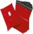 10 STRONG RED COLOURED PLASTIC SELF SEAL PACKAGING MAILING BAGS – EXTRA LARGE XL SIZE 17 x 24″ 425 x 600mm 60mu PEEL SEAL POLYTHENE OPAQUE POSTAL PACKING POSTAGE MAIL SACKS ENVELOPES MAILERS