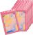 6x10cm 100 Grip Foil Ziplock Bags, Pink Small Clear Plastic Bags, Resealable Storage Pouches, Poly Zip Lock Bags, Perfect for Kitchen Storage, Jewellery, Diamond Painting, Small Cookies and Sweets