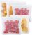5Pcs Reusable Gallon Freezer Bags, BPA Free, Dishwasher Safe, Leakproof Food Storage Bags for Vegetables, Sandwich, Fruits, Snacks, Travel Items (28 x 26cm)
