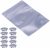 Aramox 100Pcs 6x9cm Antistatic Resealable Storage Bags, Zip Lock Protection Pouches for Electronics, Seal Keeps Components Safe