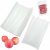 100 PCS 10X15cm Textured Food Vacuum Food Sealer Bags,Vacuum Freezer Storage Bag Thick Embossed Upgrade Seal Precut Bag with All Types Sealer Machines Withstands Freezing Boiling Microwaving
