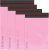 100 Mixed Mailing Poly Postal Self Seal Bags 4 Sizes 25 from Each iSOUL Small to Large Mailing Bags Postage Packaging Assorted Mailers Posting Shipping Post Parcel Package Bags Pink