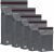 125 Assorted Mixed Grey Mailing Poly Postal Self Seal Bags 5 Sizes 25 from Each iSOUL Extra Small to Large Postage Packaging Assorted Mailers Posting Shipping Post Parcels Package Bags