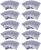 100Pcs Antistatic Hard Small ESD Bags, 6x9cm Resealable Static Bags Drive Accessories Hard Drive Cases Storage Bag Silver Gray Flat Translucent Pouch for Electronic
