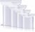 Resealable Plastic Grip Seal Bags, Clear, for Storage of Nuts, Grains, Collectibles, Clothes – 10X15cm 100PCS
