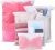 24 Pcs Reusable Ziplock Bags,Travel Clothes Storage Bags,Plastic Hospital Bag Organiser Pouches,Essentials Frosted Resealable Waterproof Luggage Bags for Clothes,Maternity,Shoes, Cosmetics,5 Sizes