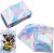 Mylar Zip Lock Bags – 100 Pcs Clear Golden Resealable Aluminum Foil Metallic Flat Ziplock Food Storage Bags, Valve Zipper Pouches for Candy Cookies (8.5 * 13cm)