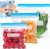 70 Pieces Food Storage Freezer Bags, TAIYUNWEI Reusable Seal Zip Lock Sandwich Bags for Meat, Fruits, Vegetables, Grains, Sandwich, Nuts