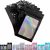 FUNTOOB Mylar Bags 100Pcs Black Holographic Foil Sealed Bags Resealable Pouches Little Small Bag Sweet Pouches Sample Bag for Cookies Jewellery Gift Packaging (8 x 13cm)