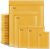 A4 Padded Envelopes, 10x Gold Padded Bubble Envelopes for Packaging Postage Peel & Seal Shipping Bag Mailers Postal Wrap 10 Pack
